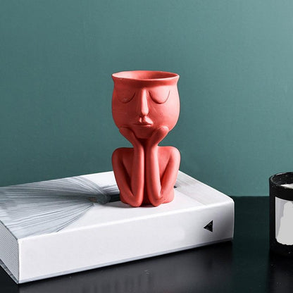 Jarrón Decorativo de Cerámica